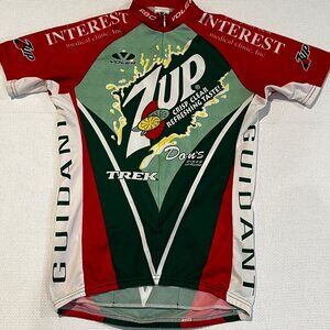 Voler Colorful 7Up Logo Zip Race Raglan Cycling Jersey Women’s Size M‎ ( READ)